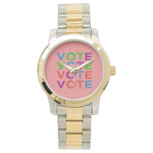 Montre VOTE en multicolore