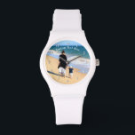 Montre Votre cadeau Photo Watch avec texte personnalisé<br><div class="desc">Photo et Montre de Texte Personnalisé - Votre Propre Design - Spécial - Famille Personnalisée / Amis ou Montres Personnelles Cadeau - Ajouter Votre Texte et Photo - Redimensionner et déplacer ou supprimer et ajouter des éléments / image avec outil de personnalisation. Choisissez / ajoutez votre police / couleur de...</div>