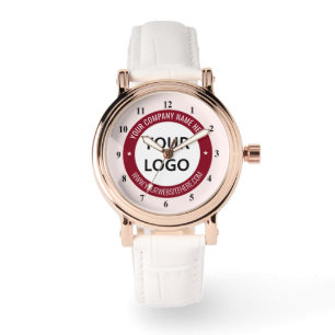 Montre Votre logo d'entreprise et votre texte Regarder pe