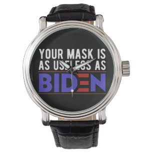 Montre Votre Masque Est Aussi Inutile Que Biden