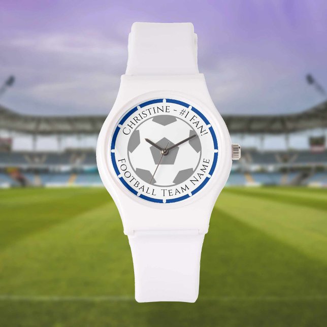 Montre Votre nom plus Football Team Nom Veille (Créateur téléchargé)