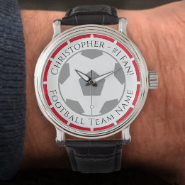 Montre Votre nom plus Football Team Nom Veille