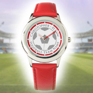 Montre Votre Nom plus Nom de l'équipe de Football