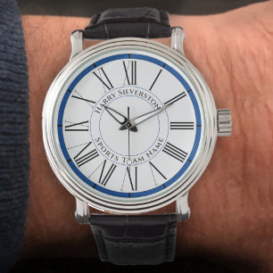 Montre Votre nom plus Sports Nom de l'équipe Veille