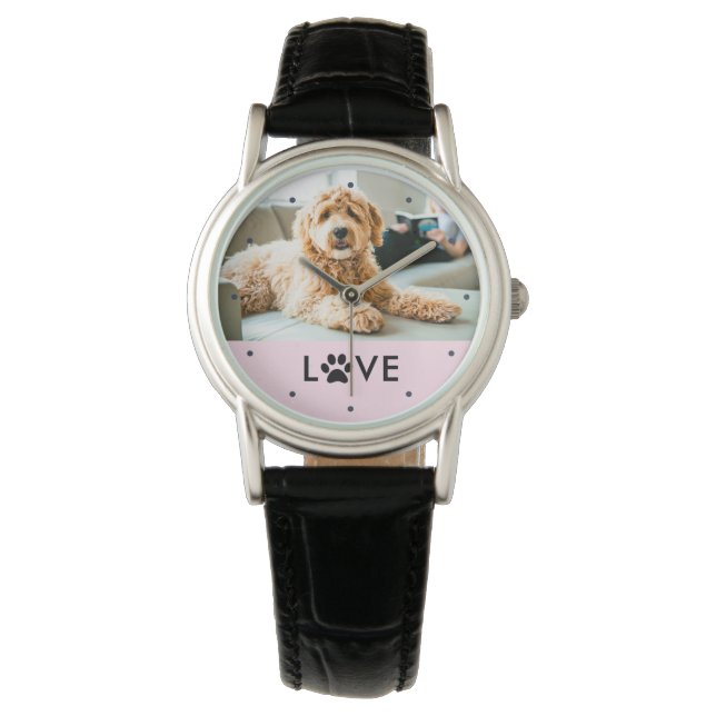 Montre Votre photo de chien ou de chat | Amour avec Empre (devant)