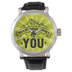 Montre Votre seule limite est votre inspiration motivatio