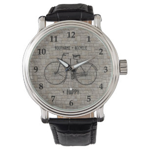 Montre Vous plus la bicyclette égale les briques antique