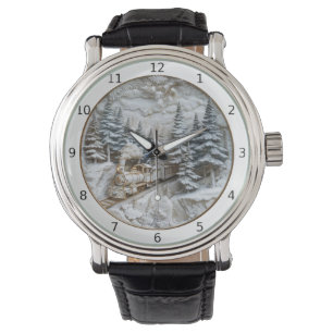 Montre Voyage à travers un pays des merveilles hivernal.