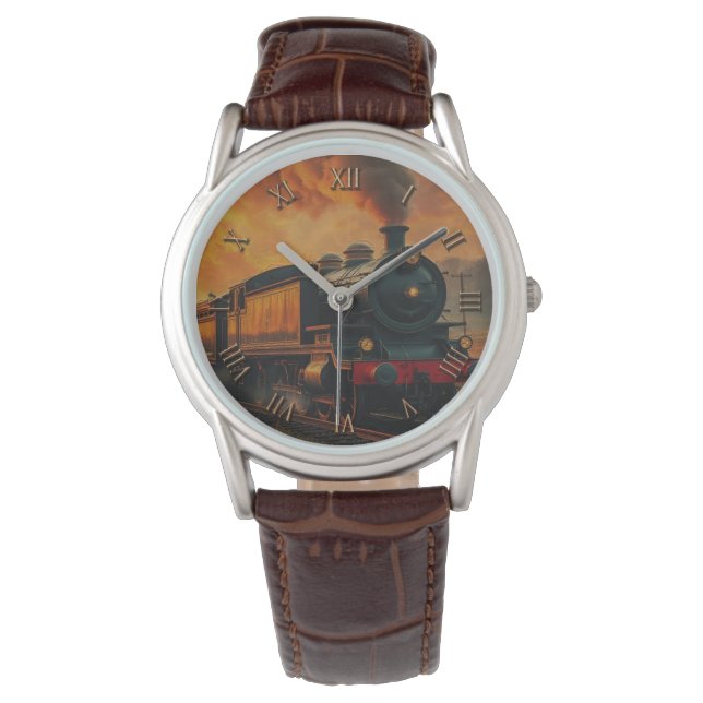 Montre Voyage en train victorien - Steampunk Steam Train2 (devant)
