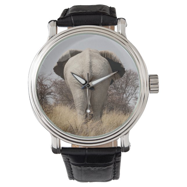 Montre Vue arrière de l'éléphant (devant)