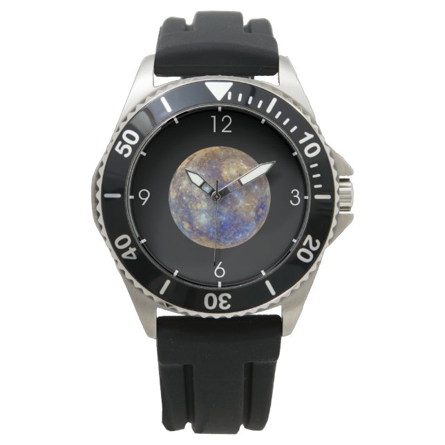 Montre Vue colorée de Mercure (devant)