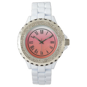 Montre wach femme en spirale rouge