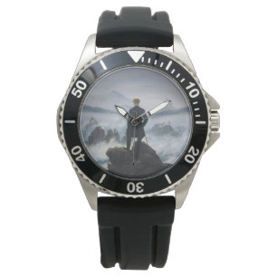 Montre Wanderer au-dessus de la mer de brouillard (par C.