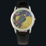 Montre Wassily Kandinsky. Maisons à Murnau. Expressionnis<br><div class="desc">Montre Wassily Kandinsky "Maisons à Murnau".</div>