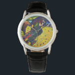 Montre Wassily Kandinsky. Maisons à Murnau. Expressionnis<br><div class="desc">Montre Wassily Kandinsky "Maisons à Murnau".</div>