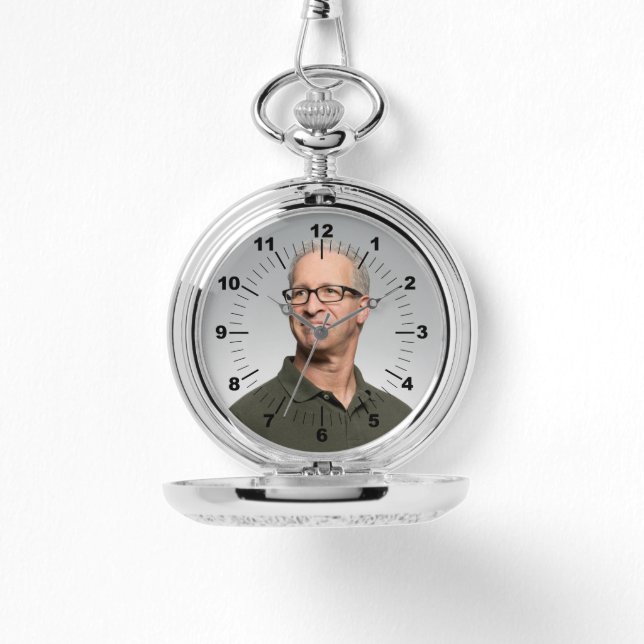 Montre Wat de poche en argent - Personnalisé (Recto)