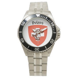 Montre Watch with Swiss Design Suisse Switzerland