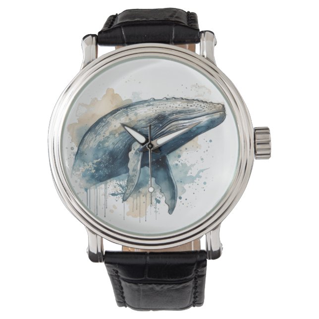 Montre Watercolor Whale Wonder (devant)
