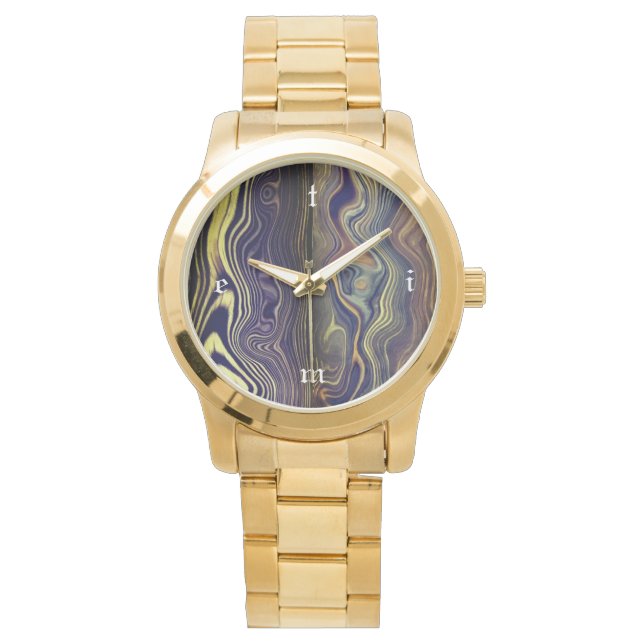 Montre Wavy Wood (devant)