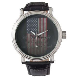 Montre We The People American Flag USA Liberté d'expressi