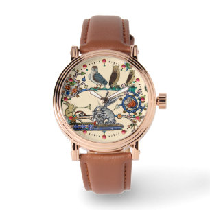 MONTRE WEIRD MÉDIÉVAL BESTIAIRE FABRIQUANT DE LA MUSIQUE