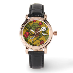 Montre Wens et fraises sur mustrard