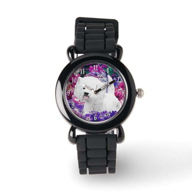Montre West Highland White Terrier Peinture Chien Art (Recto)