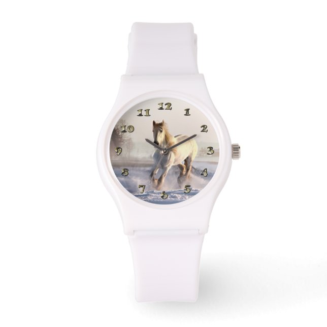 Montre White Horse Galloping (Recto)