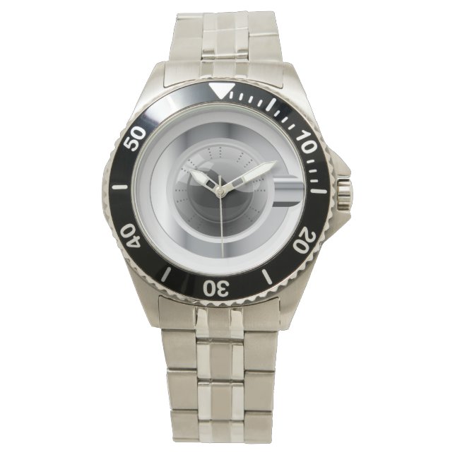 Montre White Washington Machine (devant)