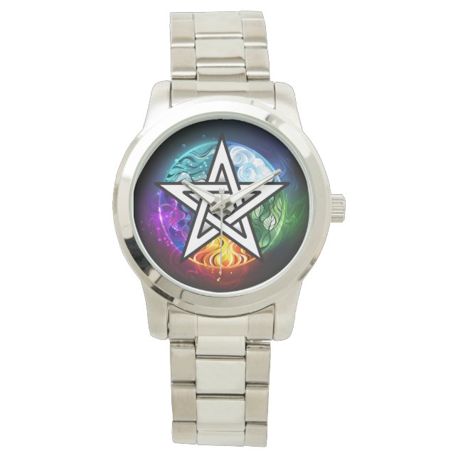 Montre Wiccan pentagram (devant)