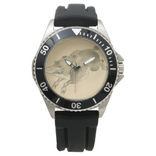 Montre Wild Boar (Art japonais) (par Kono Bairei)