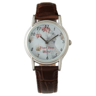 Montre willdlife saisonnier de scène de neige de souris