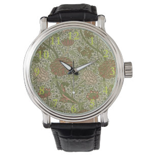 Montre William Morris Cray Fleur de Sauge Floral Botaniqu