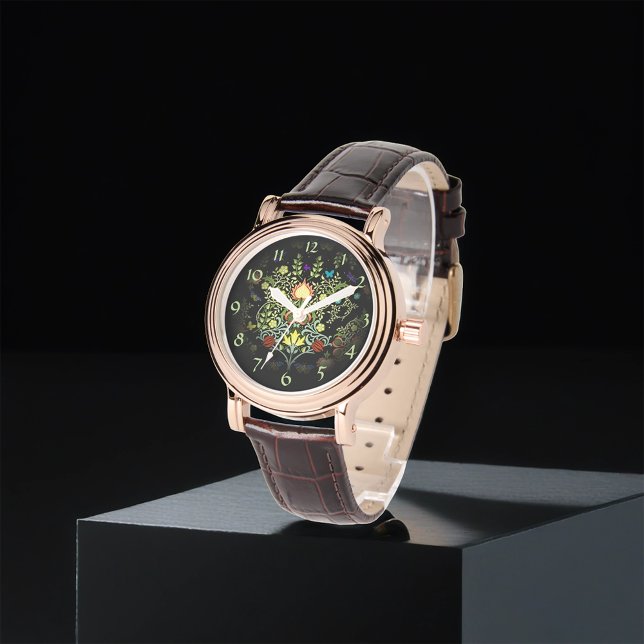 Montre William Morris Feuilles Et Fleurs (Créateur téléchargé)