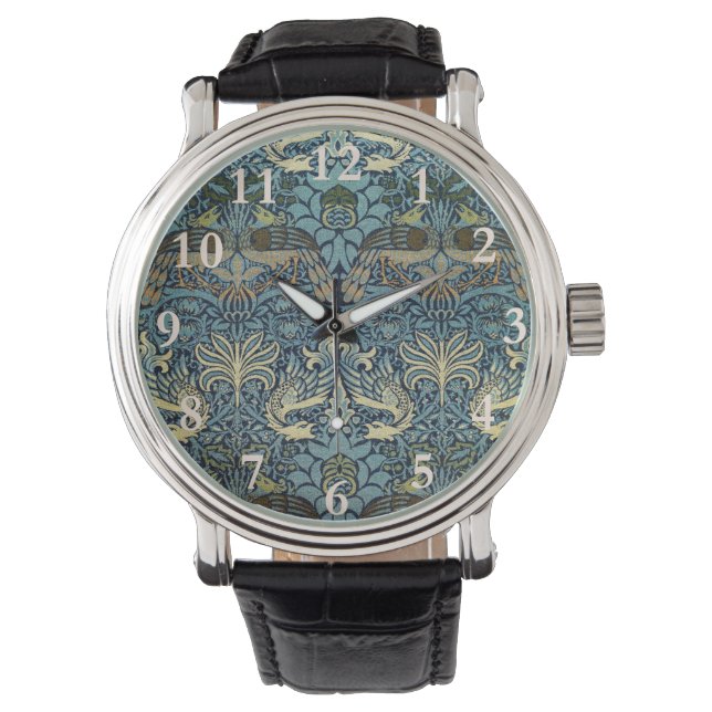 Montre William Morris Peacock and Dragon Woven Design (devant)