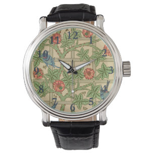 Montre William Morris Trellis Design classique de papier 