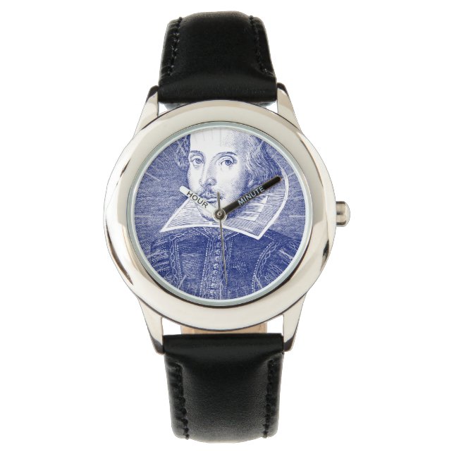 Montre William Shakespeare Portrait de First Folio (devant)