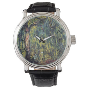 Montre Willow de Weeping par Claude Monet, Art Vintage