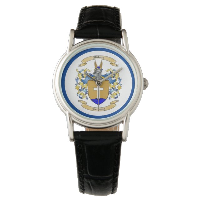 Montre Wilson Family Crest [allemand] (devant)