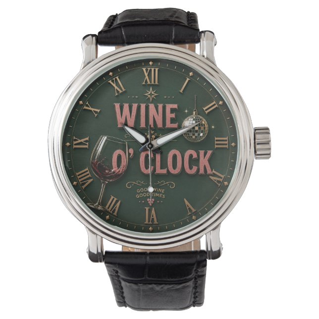Montre Wine O'Clock  Elegant Home Bar  (devant)