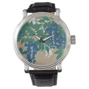 Montre Wisteria Kamisaka Sekka japon peinture toile