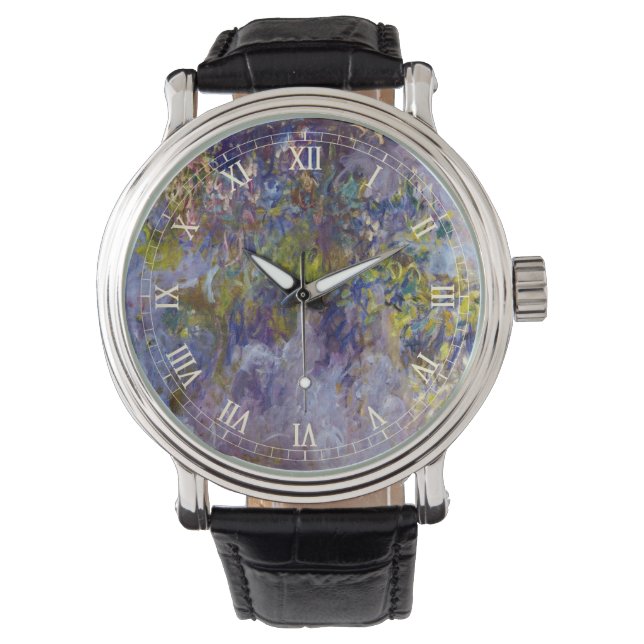 Montre Wisteria (moitié gauche) par Claude Monet (devant)
