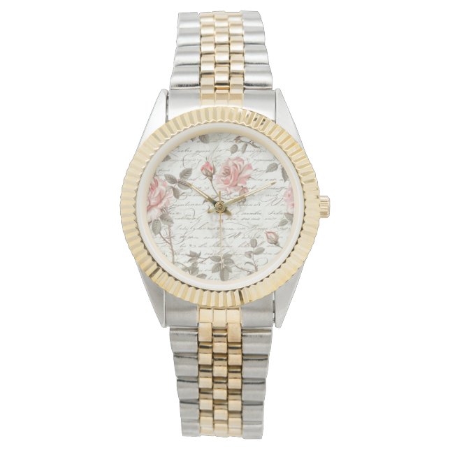 Montre Wistwatch rose pâle (devant)