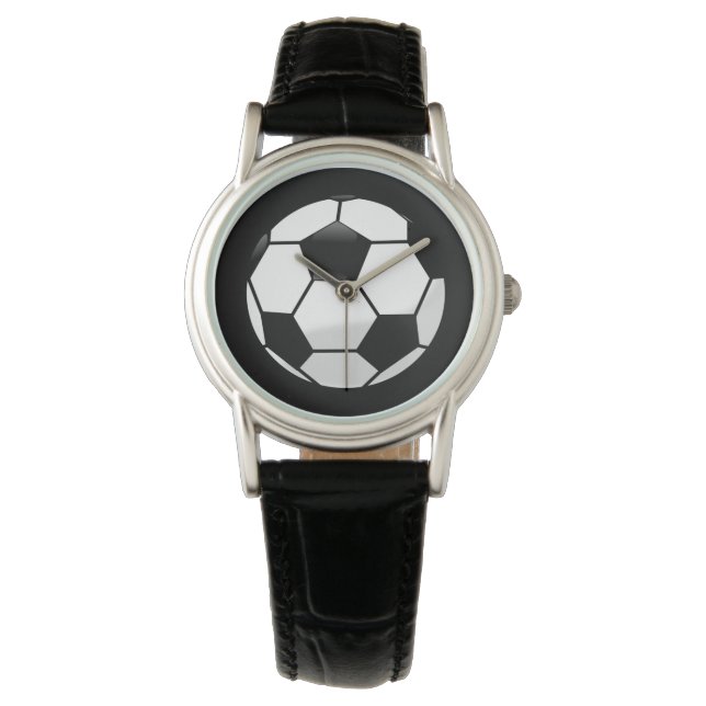 Montre Womens Classic Watch/Soccer Ball (devant)