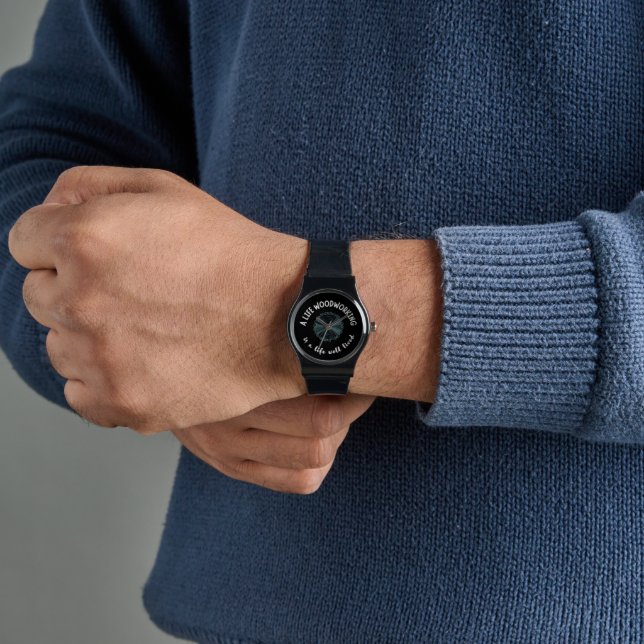 Montre Woodworker Watch (main)