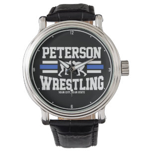 Montre Wrestler AJOUTER LE NOM École Athlète Équipe de lu