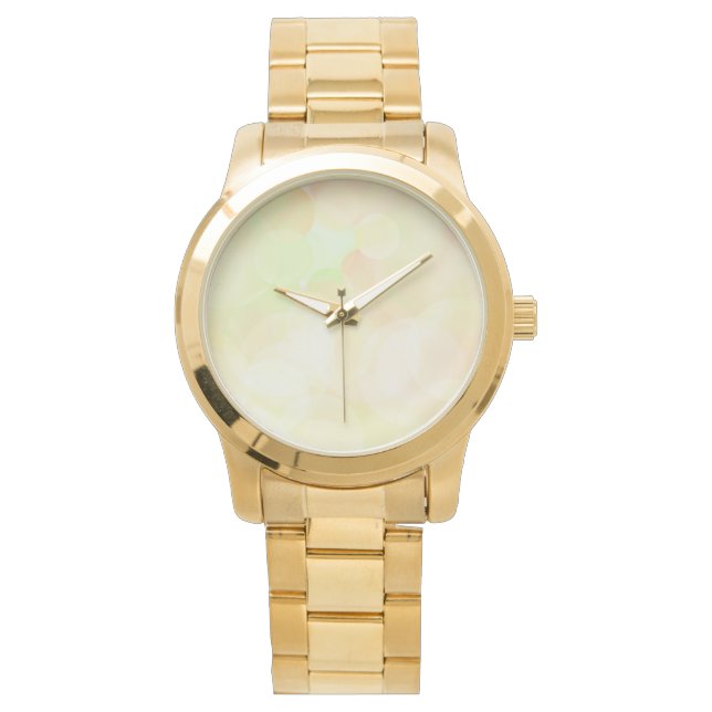 Montre Yellow Bokeh Watch (devant)
