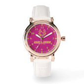 Montre Yellow Purple vintage monogram (Recto)