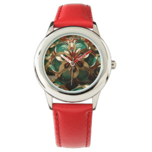 Montre Yuletide Opulence : Threads dorés de Noël