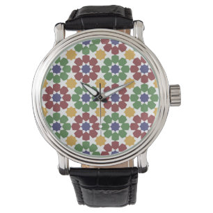 Montre zellige Motif Marocain Céramique Art traditionnel